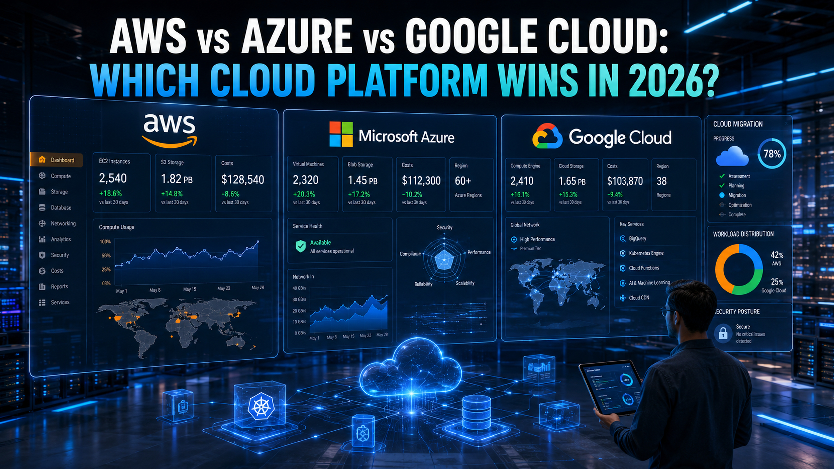 Read more about the article AWS vs Azure vs Google Cloud: Which Platform Suits Your Business in 2026?