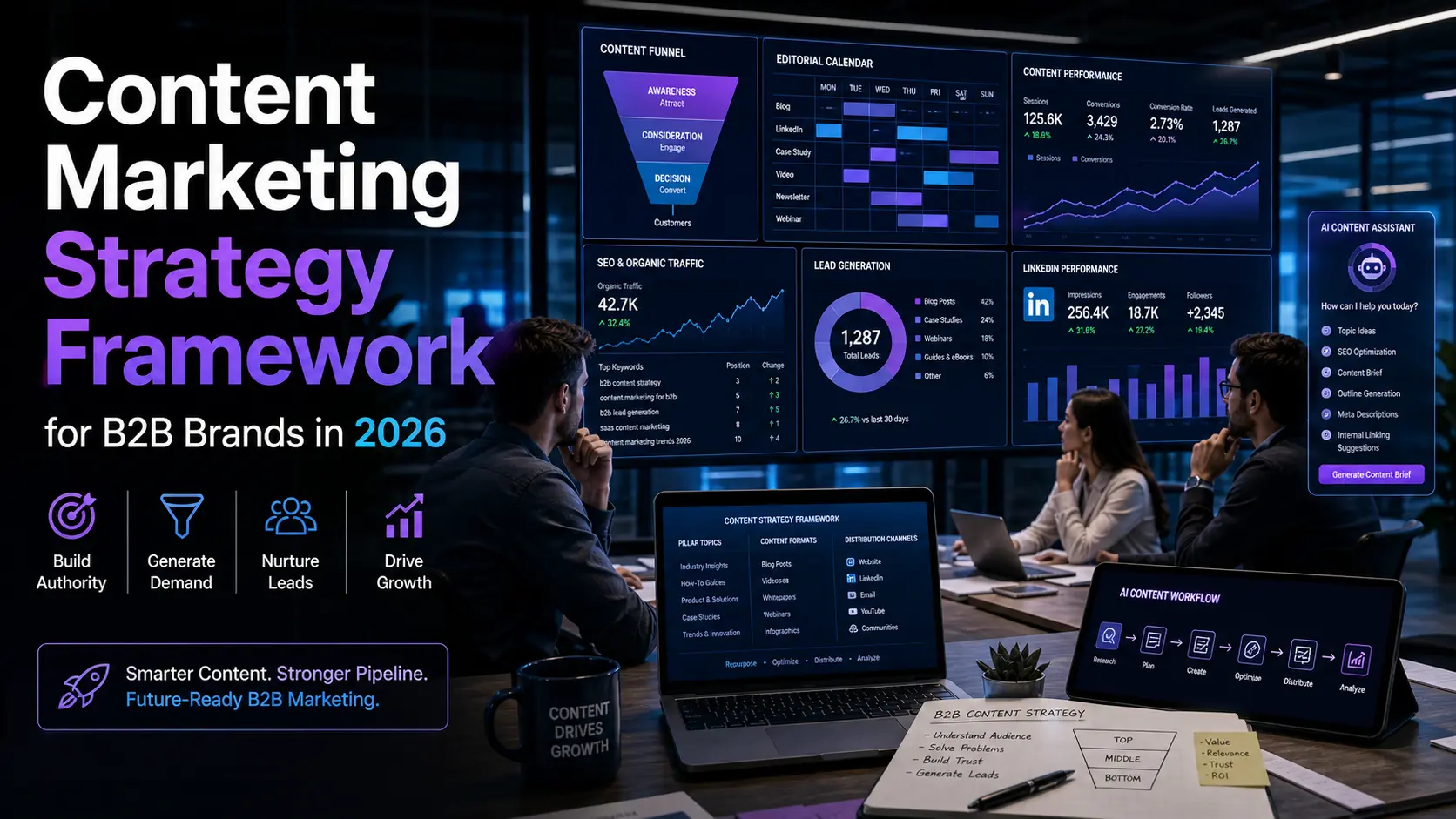 You are currently viewing Content Marketing Strategy Framework for B2B Brands in 2026