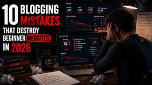 Read more about the article 10 Blogging Mistakes That Kill Beginner Sites (and How to Fix Them)