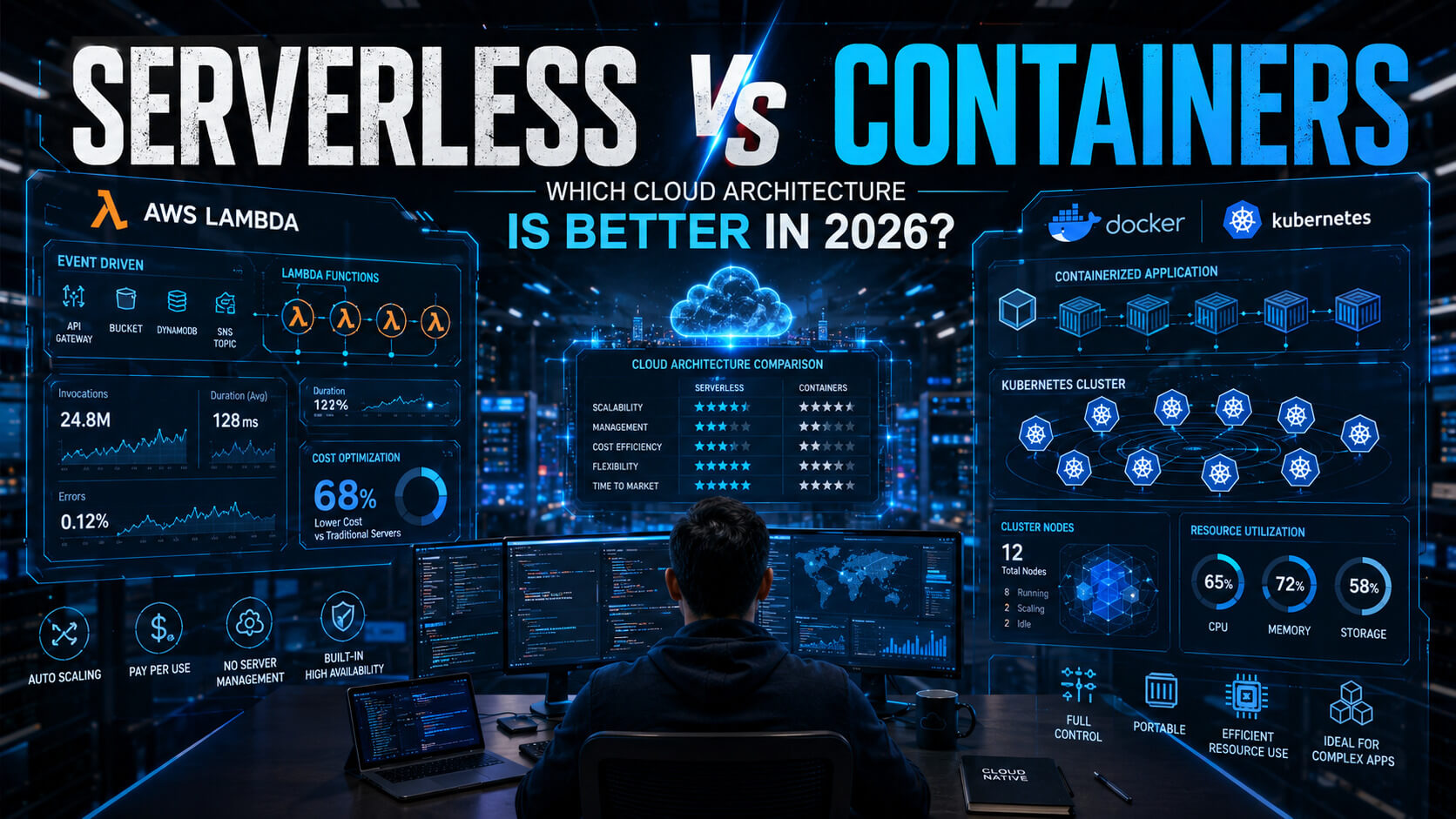 You are currently viewing Serverless vs Containers: Best Cloud Architecture for 2026