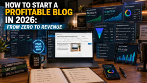 Read more about the article How to Start a Profitable Blog in 2026: From Zero to Revenue