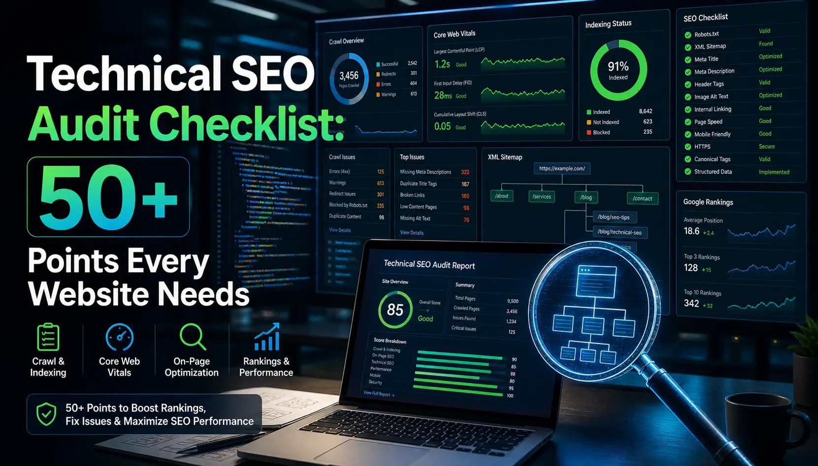 You are currently viewing Technical SEO Audit Checklist: 50+ Points Every Website Needs