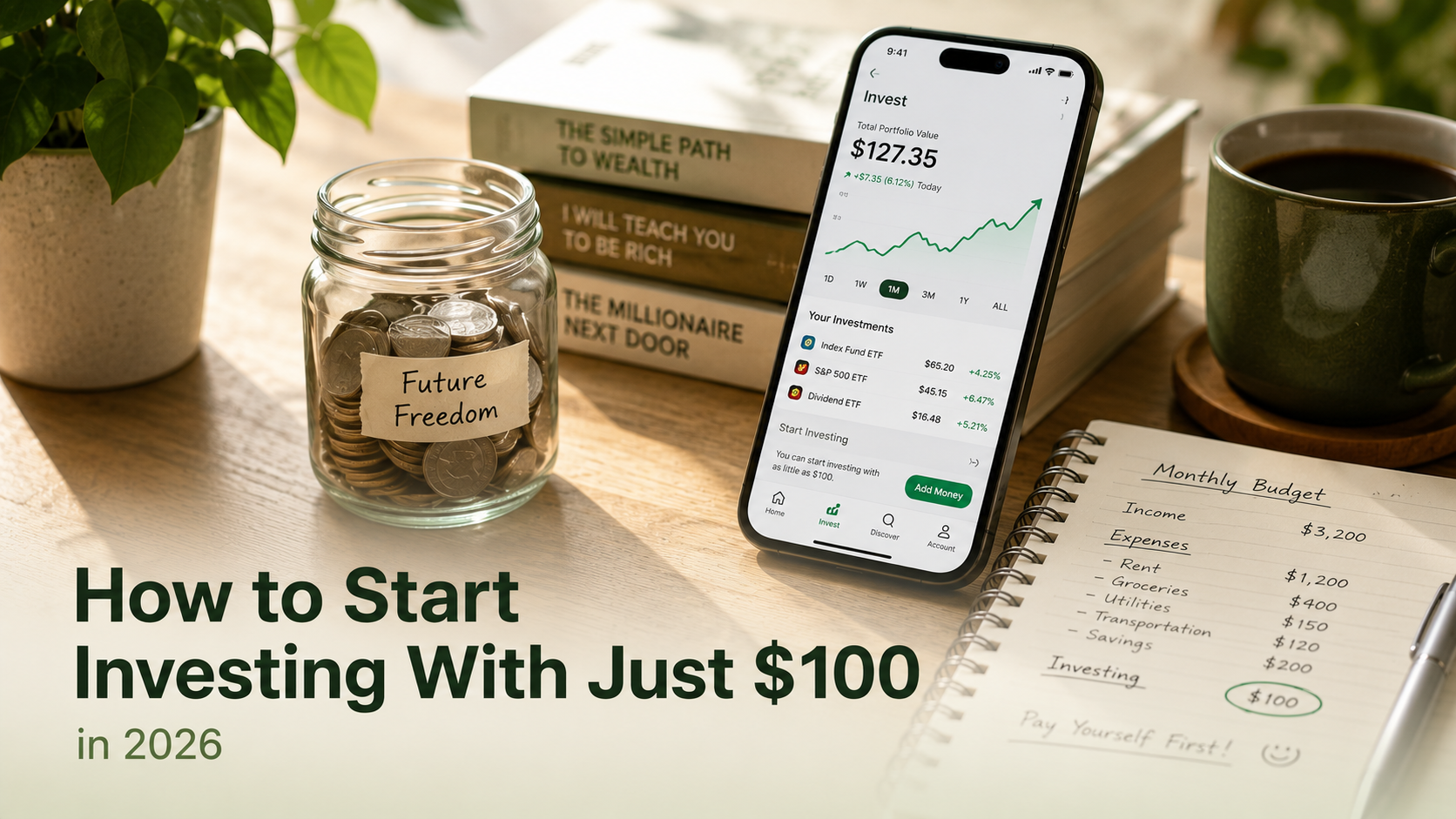 How to Start Investing With Just $100 in 2026