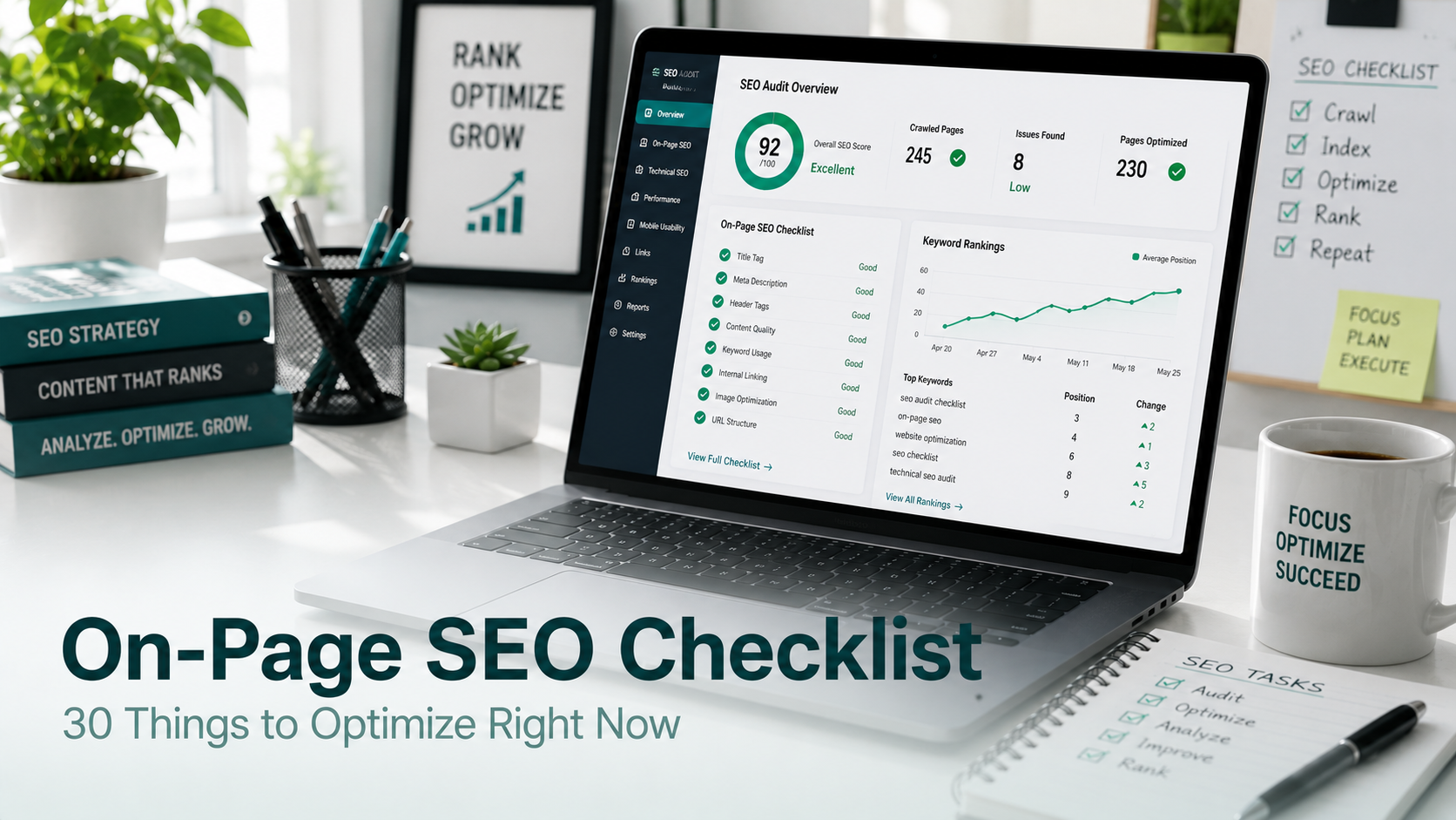 On-Page SEO Checklist 30 Things to Optimize Right Now