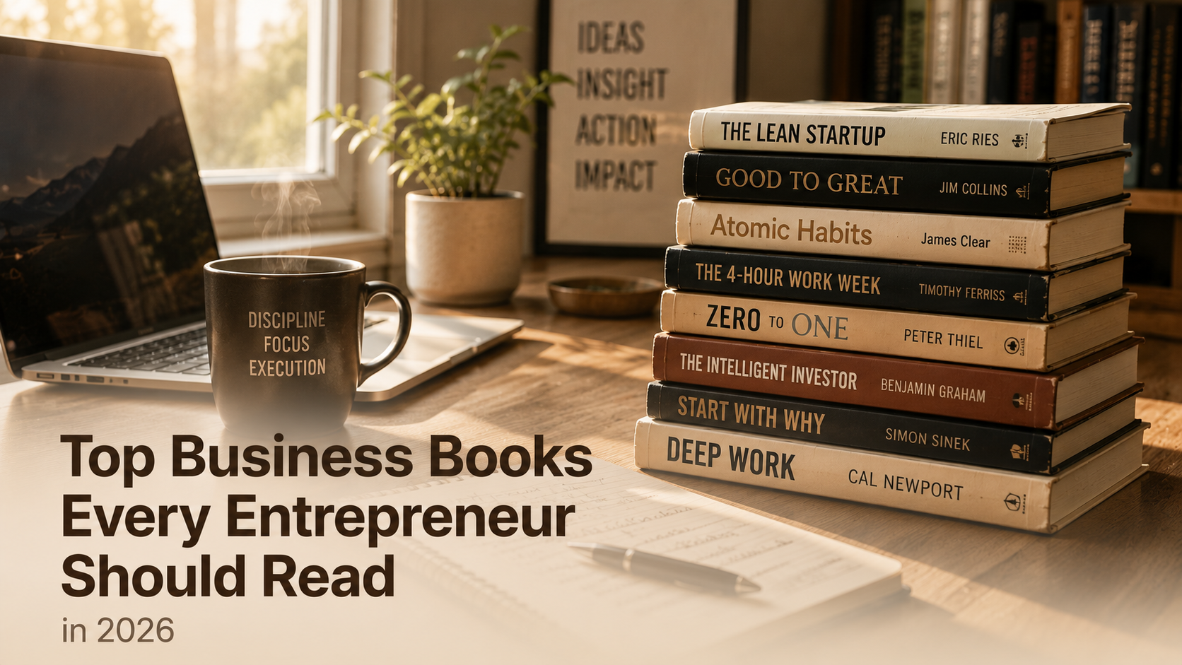 Top Business Books Every Entrepreneur Should Read in 2026